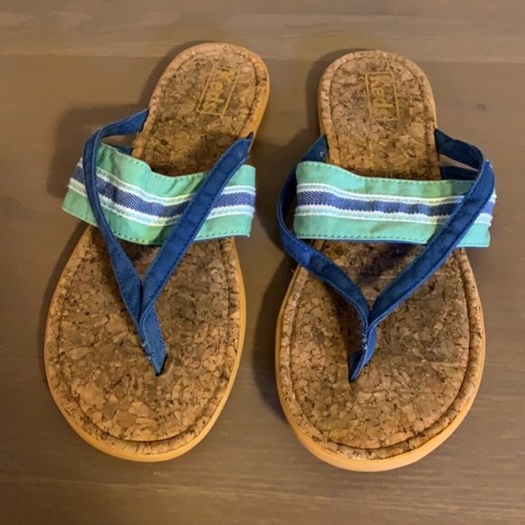 Keds Blue Thong Sandals - Women’s Size 9 - Picture 2 of 5